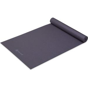 Gaiam Yoga Mat – Premium 5mm Solid Thick Non Slip Exercise & Fitness Mat for All Types of Yoga, Pilates & Floor Workouts (68″ x 24″ x 5mm)(Heron)