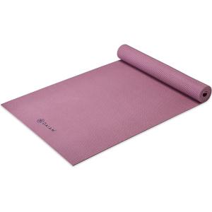 Gaiam Yoga Mat – Premium 5mm Solid Thick Non Slip Exercise & Fitness Mat for All Types of Yoga, Pilates & Floor Workouts (68″ x 24″ x 5mm)(Rosy Pink)