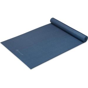 Gaiam Yoga Mat – Premium 5mm Solid Thick Non Slip Exercise & Fitness Mat for All Types of Yoga, Pilates & Floor Workouts (68″ x 24″ x 5mm)(Indigo Ink)