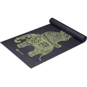 Gaiam Yoga Mat – Premium 6mm Print Extra Thick Non Slip Exercise & Fitness Mat for All Types of Yoga, Pilates & Floor Workouts (68″L x 24″W x 6mm Thick)(Tribal Wisdom Elephant)