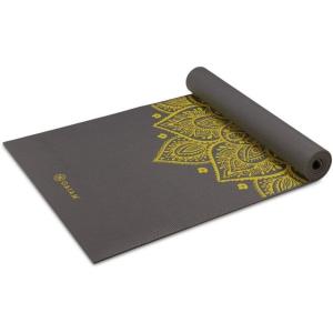 Gaiam Yoga Mat – Premium 6mm Print Extra Thick Non Slip Exercise & Fitness Mat for All Types of Yoga, Pilates & Floor Workouts (68″L x 24″W x 6mm Thick)(Citron Sundial)