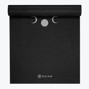 Gaiam Yoga Mat – Premium 6mm Print Extra Thick Non Slip Exercise & Fitness Mat for All Types of Yoga, Pilates & Floor Workouts (68″L x 24″W x 6mm Thick)(New Moon)