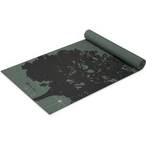 Gaiam Yoga Mat – Premium 6mm Print Extra Thick Non Slip Exercise & Fitness Mat for All Types of Yoga, Pilates & Floor Workouts (68″L x 24″W x 6mm Thick)(Luminary)