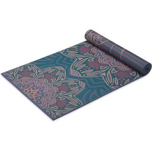Gaiam Yoga Mat – Premium 6mm Print Reversible Extra Thick Non Slip Exercise & Fitness Mat for All Types of Yoga, Pilates & Floor Workouts (68″ x 24″ x 6mm Thick)(Jade Salutation)