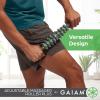 Gaiam Restore Adjustable Massage Roller Plus, Muscle Roller Stick with 9 Spinning Discs for Targeted Muscle Relief, Neck, Shoulder, Back, Hand, Foot Massager with Customizable Pressure & Intensity