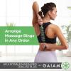 Gaiam Restore Adjustable Massage Roller Plus, Muscle Roller Stick with 9 Spinning Discs for Targeted Muscle Relief, Neck, Shoulder, Back, Hand, Foot Massager with Customizable Pressure & Intensity