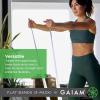 Gaiam Restore Strength and Flexibility Resistance Band Kit Set – 3 Levels of Resistance – Strength Training Workout Bands for Stretching Muscles – Versatile Exercise Tool – Light, Medium, and Heavy