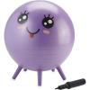 Gaiam Kids Stay-N-Play Children’s Balance Ball, Flexible School Chair Active Classroom Desk Alternative Seating, Built-In Stay-Put Soft Stability Legs, Includes Air Pump, 45cm, Purple Miss Sunshine