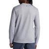 Gaiam Mens Cozy & Cool Henley Shirt, Standard Fit, Stretch Midweight Micro Waffle Jacquard Material(Sleet Heather)