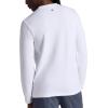 Gaiam Mens Cozy & Cool Henley Shirt, Standard Fit, Stretch Midweight Micro Waffle Jacquard Material(Stark White)
