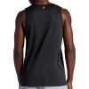 Gaiam Mens Everyday Basic Tank Top, Standard Fit, Stretch Midweight Jersey Material(Black)