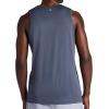 Gaiam Mens Everyday Basic Tank Top, Standard Fit, Stretch Midweight Jersey Material(Cool Grey)