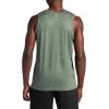Gaiam Mens Everyday Basic Tank Top, Standard Fit, Stretch Midweight Jersey Material(Duck Green Heather)