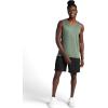 Gaiam Mens Everyday Basic Tank Top, Standard Fit, Stretch Midweight Jersey Material(Duck Green Heather)