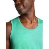 Gaiam Mens Everyday Basic Tank Top, Standard Fit, Stretch Midweight Jersey Material(Future Teal Heather)