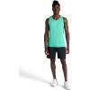 Gaiam Mens Everyday Basic Tank Top, Standard Fit, Stretch Midweight Jersey Material(Future Teal Heather)