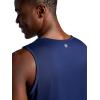 Gaiam Mens Everyday Basic Tank Top, Standard Fit, Stretch Midweight Jersey Material(Medieval Blue)