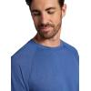 Gaiam Mens Flow State Long Sleeve Crewneck Top, Standard Fit, Stretch Midweight Material(True Navy)