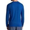 Gaiam Mens Intent Long Sleeve Crewneck Top, Standard Fit, Stretch Midweight Material(Limoges Heather)