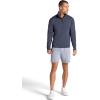 Gaiam Mens Recovery Long Sleeve Quarter-Zip, Standard Fit, Midweight Breathable Material(Cool Grey)