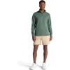 Gaiam Mens Recovery Long Sleeve Quarter-Zip, Standard Fit, Midweight Breathable Material(Duck Green)