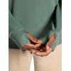 Gaiam Mens Recovery Long Sleeve Quarter-Zip, Standard Fit, Midweight Breathable Material(Duck Green)