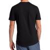 Gaiam Mens Zen Vent Short Sleeve Crewneck T-Shirt, Standard Fit, Stretch Midweight Material(Black)