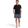 Gaiam Mens Zen Vent Short Sleeve Crewneck T-Shirt, Standard Fit, Stretch Midweight Material(Black)