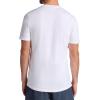 Gaiam Mens Zen Vent Short Sleeve Crewneck T-Shirt, Standard Fit, Stretch Midweight Material(Stark White)