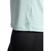 Gaiam Womens Oversized Performance T-Shirt, Oversized Fit, Stretch Lightweight Material(Blue Haze Heather)