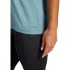 Gaiam Womens Oversized Performance T-Shirt, Oversized Fit, Stretch Lightweight Material(Goblin Blue Heather)