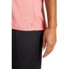Gaiam Womens Oversized Performance T-Shirt, Oversized Fit, Stretch Lightweight Material(Lantana Heather)