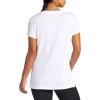Gaiam Womens Restore Rib Mix T-Shirt, Relaxed Fit, Lightweight Heathered Material, High-Low Hem(Bright White)