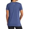 Gaiam Womens Restore Rib Mix T-Shirt, Relaxed Fit, Lightweight Heathered Material, High-Low Hem(Shadow)
