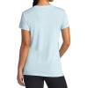 Gaiam Womens Restore Rib Mix T-Shirt, Relaxed Fit, Lightweight Heathered Material, High-Low Hem(Slate)