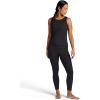 Gaiam Womens Ribbed Crewneck Tank Top, Cropped Fit, Stretch Midweight Material, Moisture-Wicking(Black (Tap Shoe))