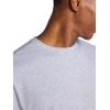 Gaiam mens Namaste Crewneck Top, Relaxed Fit, Stretch Heavyweight Terry Material(Grey Heather)