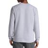 Gaiam mens Namaste Crewneck Top, Relaxed Fit, Stretch Heavyweight Terry Material(Grey Heather)