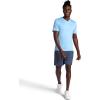 Gaiam mens Namaste Crewneck Top, Relaxed Fit, Stretch Heavyweight Terry Material(Placid Blue Heather)