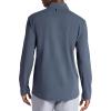 Gaiam mens Reform Long Sleeve Quarter-zip, Standard Fit, Stretch Midweight Material(Cool Grey)