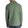 Gaiam mens Reform Long Sleeve Quarter-zip, Standard Fit, Stretch Midweight Material(Duck Green)