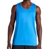 Gaiam Mens Everyday Basic Tank Top, Standard Fit, Stretch Midweight Jersey Material(Campanula)