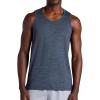 Gaiam Mens Everyday Basic Tank Top, Standard Fit, Stretch Midweight Jersey Material(Cool Grey Heather)