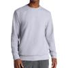 Gaiam mens Namaste Crewneck Top, Relaxed Fit, Stretch Heavyweight Terry Material(Grey Heather)