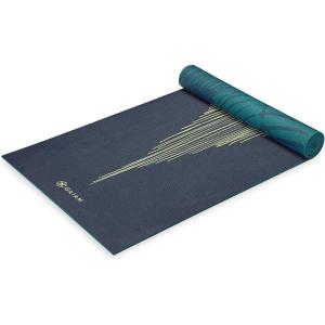 Gaiam Yoga Mat Premium Print Reversible Extra Thick Non Slip Exercise & Fitness Mat for All Types of Yoga, Pilates & Floor Workouts, Vintage Tapestry, 6mm