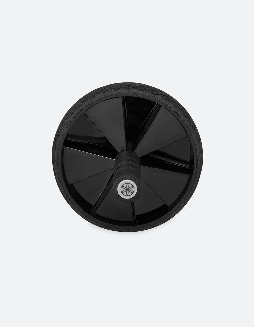 imageGaiam Essentials Ab Roller Wheel Knee Pad Abs Exercise Equipment Trainer with Comfort Grip Handles ampamp Large Non Skid Wheel Black