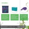 Gaiam Beginner’s Yoga Starter Kit (Yoga Mat, Yoga Block, Yoga Strap)(Lily Shadows)
