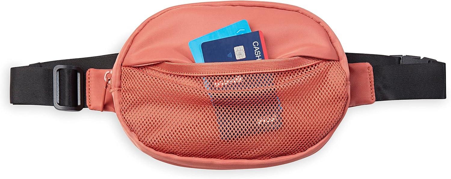 imageGaiam Go for It Waist Pack Adjustable Fanny Pack Crossbody Bags for Women ampamp Men Waterproof Cross Body Bag with Zippered Pockets Running Belt Bag Ideal for Vacation ampamp TravelSunburnt