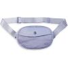 Gaiam Go for It Waist Pack, Adjustable Fanny Pack Crossbody Bags for Women & Men – Waterproof Cross Body Bag with Zippered Pockets, Running Belt Bag, Ideal for Vacation & Travel(Deep Thistle)