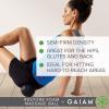 Gaiam Restore Massage Ball – 5″ Foam Roller Semi Firm Textured Manual Deep Tissue Massager for Trigger Points, Myofascial Release, Sore Muscle Recovery & Pain Relief in HIPS, Glutes, Back & Shoulders